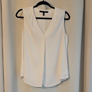 White Sleeveless Top